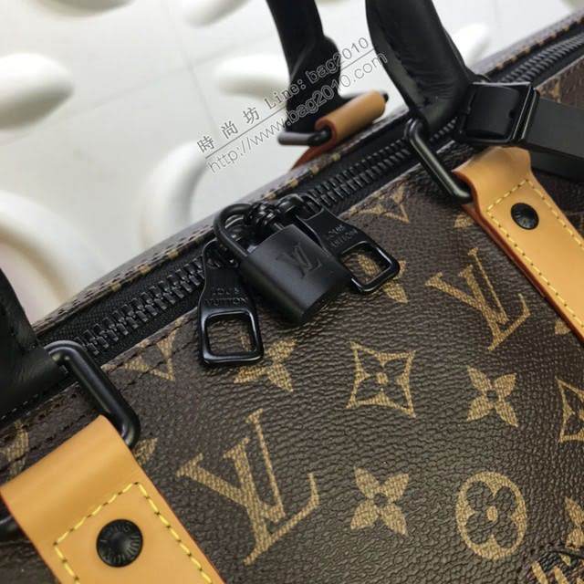 路易威登LV旅行包 N40360 Keepall Bandoulière50旅行袋 lv新款男士旅行箱包  ydh3807